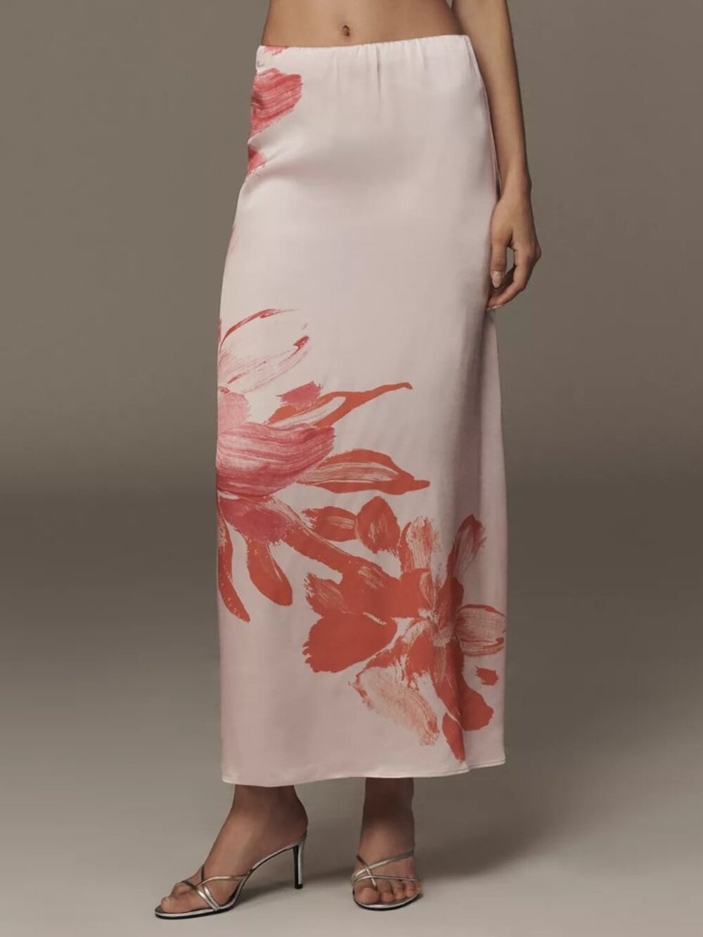 Anthropologie The Tilda Full Maxi Skirt Pink 1X